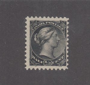 CANADA # 41 VF-MNH 1/2ct SMALL QUEEN CAT VALUE $60 (KIM12)
