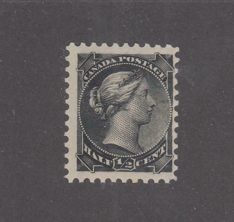 CANADA # 41 VF-MNH 1/2ct SMALL QUEEN CAT VALUE $60 (KIM12)