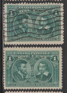Canada Scott #97 Stamp - Mint & Used Set
