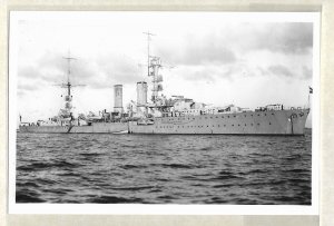 WW2: German Naval Feldpost: KMS Emden B/W Photo Postcard (54751)