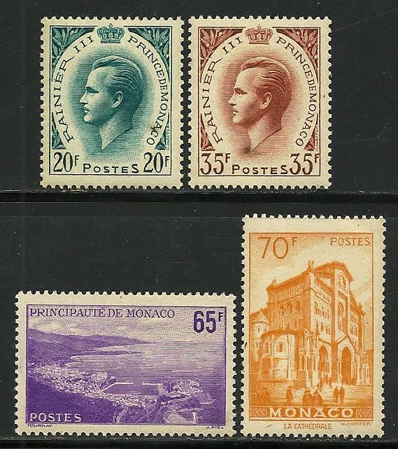 Monaco # 405-8, Mint Never Hinge