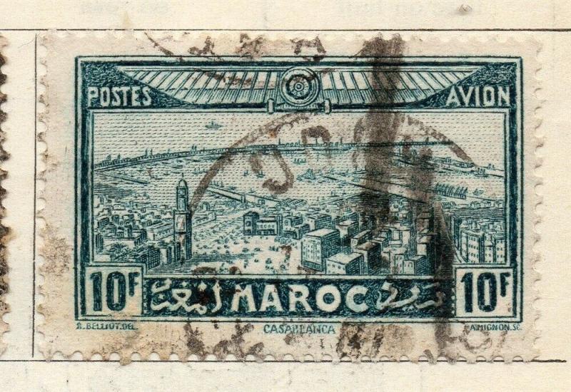 Morocco 1932-33 Early Issue Fine Used 10Fr. 309698