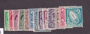 Ireland Scott # 106-117 set VF OG lightly hinged nice color cv $233 ! see pic !