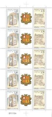 Andorra (French) stamp MNH History Coat of arms WS51281