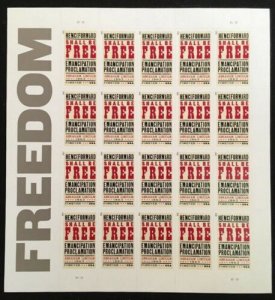 MALACK 4721a 49c  Freedom, VF NH IMPERF SHEET of 20,..MORE.. sheet4721a 