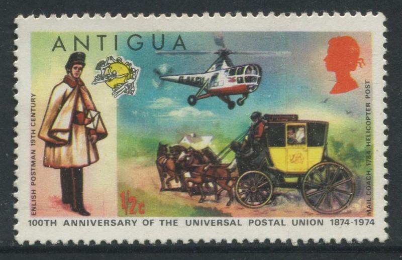 Antigua - Scott - 334 - General Issue -1974 - MVLH - Single 1/2c Stamp