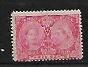 CANADA, 53, USED, THIN, JUBILEE ISSUE