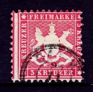 Germany (Wurttemberg) - Scott #36 - Used - SCV $5.50