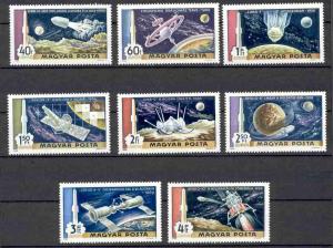 Hungary - Mi. 2547-54 (Space) - MNH - L5518