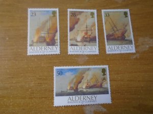 Alderney  #  65-68   MNH