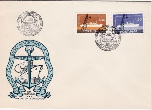 Portugal # 838-839, Merchant Marine Congress,  First Day Cover