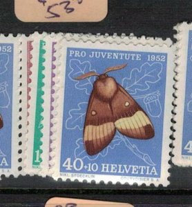 Switzerland Butterfly SC B207-11 MOG (4eos) 