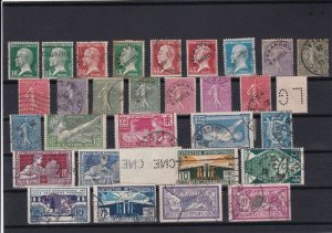 france 1922 used stamps ref r13164