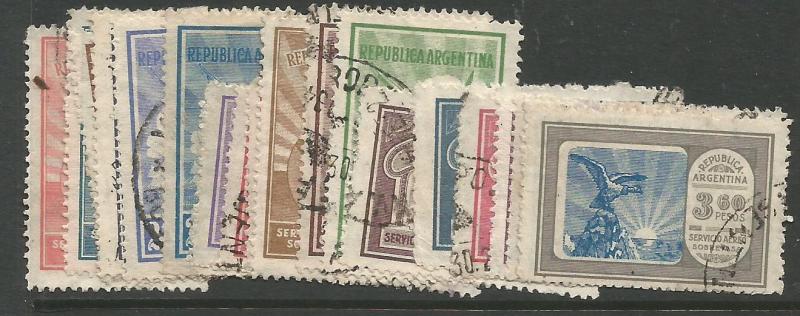 Argentina 1928 A/M SC 1-19 VFU (6cto)