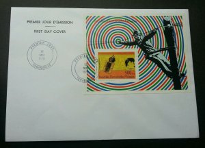 Madagascar International Telecommunications Centenary 1976 Satellite Earth (FDC)