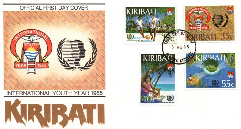 Kiribati 460-463 U/A FDC