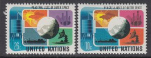 UN New York 256-257 MNH VF