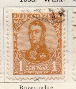 Argentine Republic 1908 Early Issue Fine Used 1c. 106793