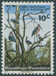 Rwanda 1965 SG98 10c Marabou Storks MLH