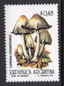 Argentina 1751 Mushrooms MNH VF