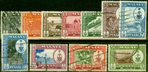 Penang 1960 Set of 11 SG55-65 Fine Used