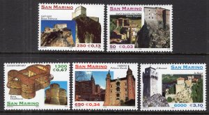 San Marino 1460-1464 Architecture MNH VF