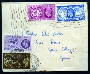 Great Britain Scott 271-274 Olympics 1948 Cover