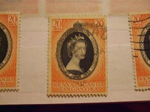 Kenya, Uganda & Tanzania #101 used (reference 1/5/10/1)