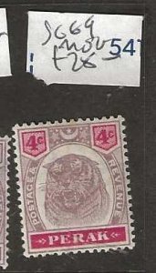 MALAYA  PERAK    SG69    TIGER   4C        MOG         P0107A H
