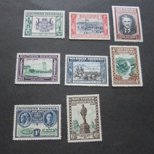 Southern Rhodesia 1940 Sc 56-63 set MH