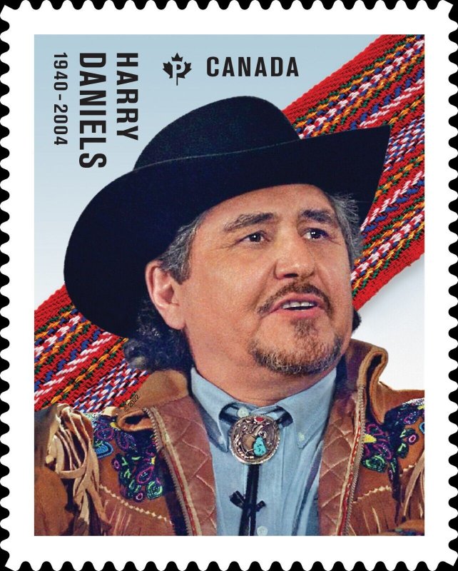 HARRY DANIELS = Indigenous Leaders = Single from Booklet Canada 2022 MNH 