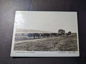 1937 South West Africa RPPC Postcard Cover to Wiesbaden Germany