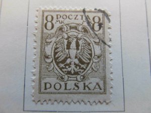 Polen Polska Poland Poland 1920-22 8m fine used stamp A13P7F1-