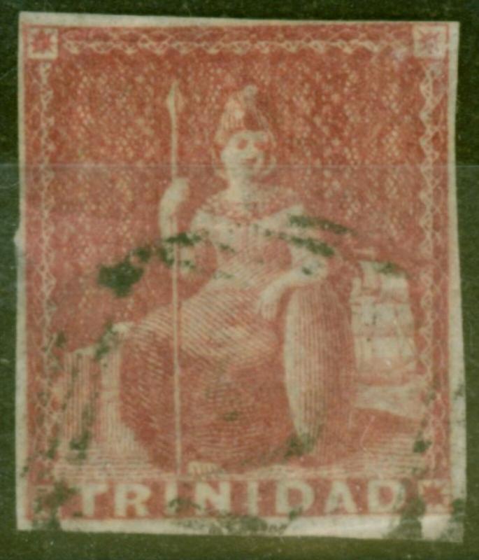 Trinidad 1857  Rose-Red SG12 Good Used 
