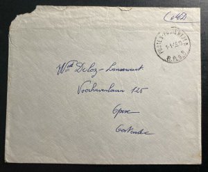 1956 Belgium Forces Military Post Office In Bensberg Germany cover