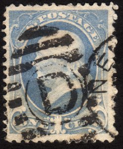 1881, US 1c, Franklin, Used, Sc 206