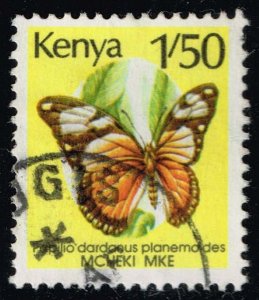 Kenya #430A Butterfly; Used