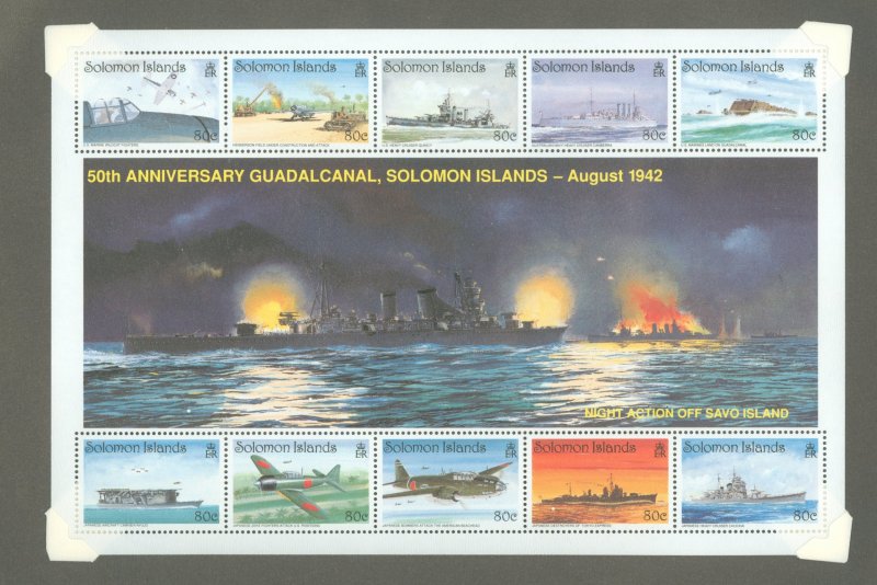 Solomon Islands (British Solomon Islands) #728  Souvenir Sheet