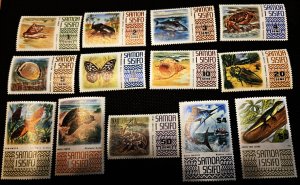 Samoa 1967 #265-274b Birds Set of 12 MH SCV $60.60