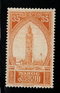 French Morocco Scott 64 MH* Tower at Marrskesh stamp