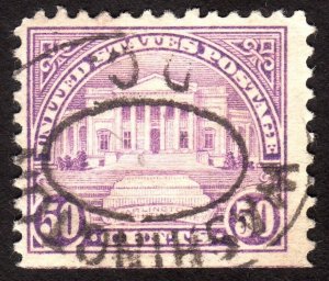 1922, US 50c, Arlington Amphitheatre, Used, Sc 570