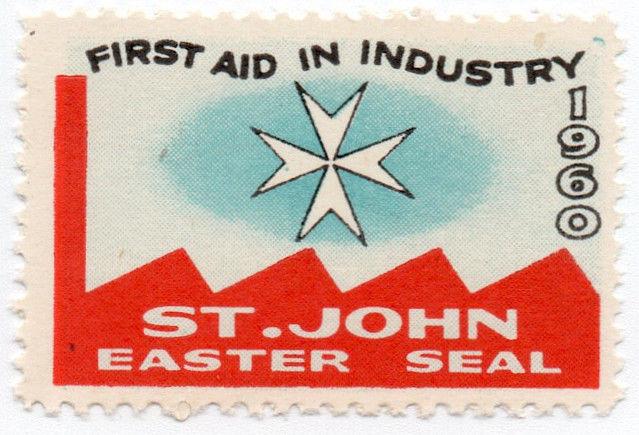 (I.B) New Zealand Cinderella : St John Ambulance Easter Seal (1960)