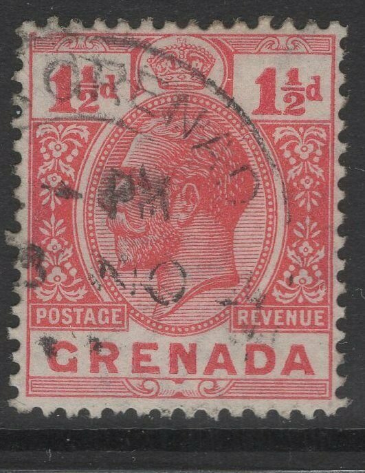 GRENADA SG115 1922 1½d ROSE-RED USED