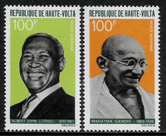 Burkina Faso #C60-1 MNH Set - Famous Men