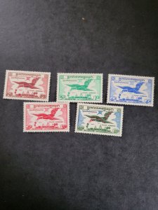 Stamps Cambodia Scott #C10-14 never hinged