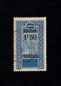 French Sudan Scott #57 Used