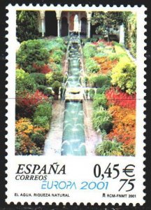 Spain. 2001. 3629. Garden park, europe-sept. MNH.