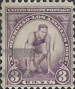 # 718 Used Violet 10th Olympic Games