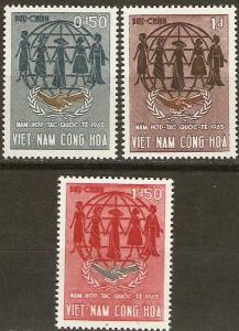 Viet Nam 258-60 MNH VF 1965 SCV $3.60