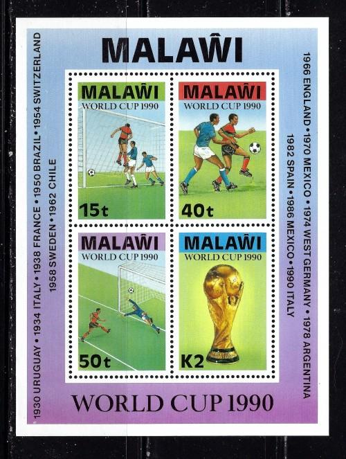 Malawi 569a NH 1990 World Cup Souvenir Sheet